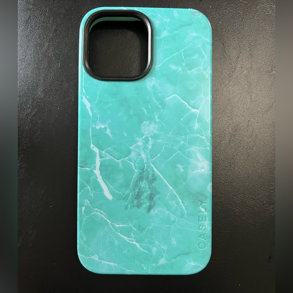 Casely Mag Safe blue marble case for iPhone 13 Pro Max